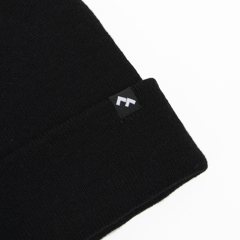 Fine-knit beanie "Bark Star" Black 4